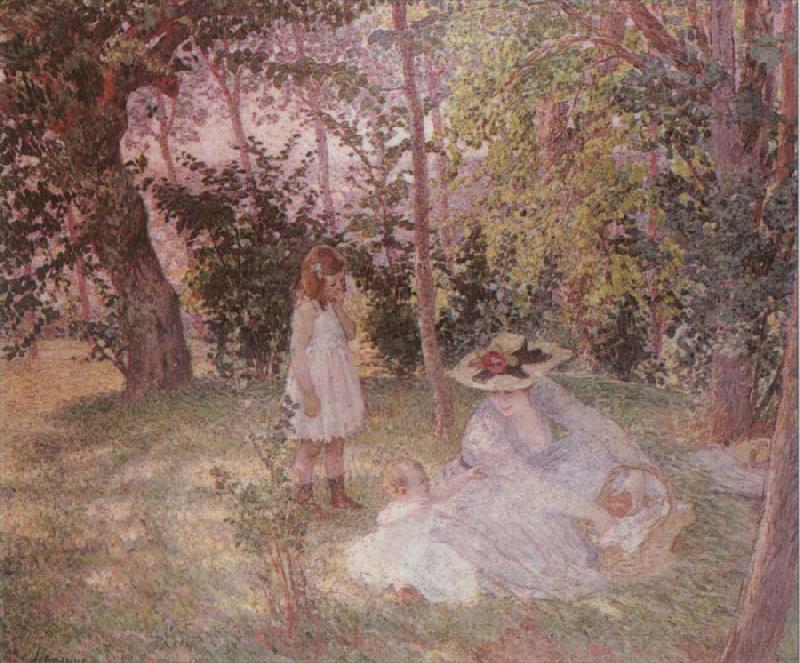 Henry Lebasques Picnic on the Grass Spain oil painting art